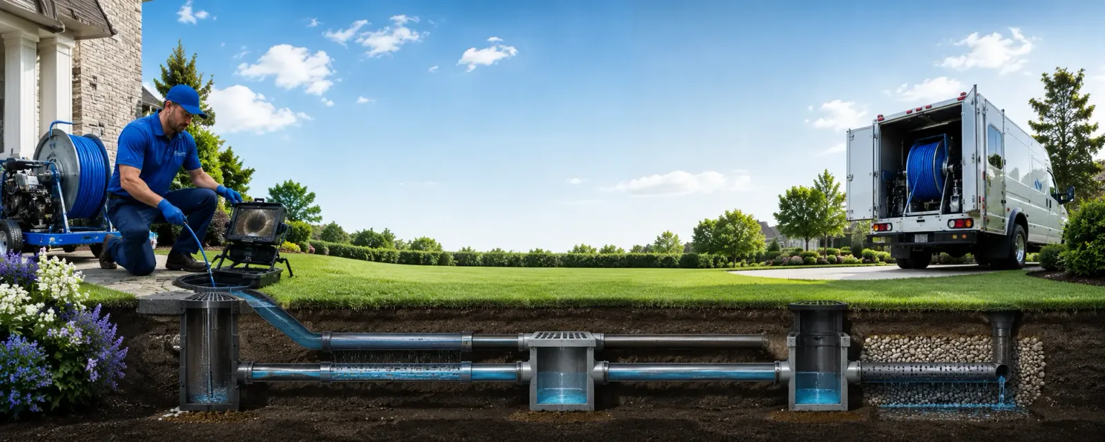 Outdoor drain cleaning information for Ketchum, ID